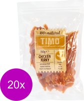 Timo Kip Kauwstrip - Hondensnacks - 20 x Kip 150 g