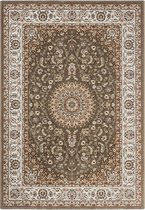 Laagpolig Vloerkleed Perzisch motief Beige-80 x 300 cm
