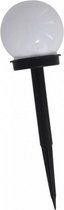 padverlichting zonne-energie led 35 cm zwart/wit