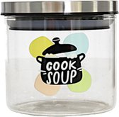 voorraadpot Cook Soup 450 ml 10 cm glas transparant