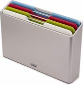 snijplankenset Folio 22 x 32 cm RVS zilver 5-delig