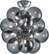 plafondlamp Alicia 46,5 cm 12 x G9 glas 10 watt chroom