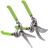 Loft Home Snoeischaar Set | 2 Stuks | Snoeischaren | Tuingereedschap | Tuinscharen Set | Groen