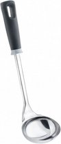 pollepel Maximo 32 cm RVS zilver/zwart
