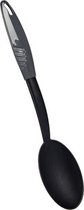 opscheplepel 32,5 cm nylon zwart/grijs