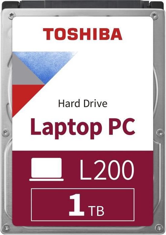 Toshiba L200 - Vaste schijf - 1 TB - intern - 2.5 - SATA 6Gb/s - 5400 tpm -buffer: 128 MB - Toshiba