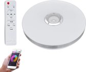 Zizza NL® LED Plafondlamp - Slaapkamer Lamp met Afstandsbediening - Bluetooth Plafonnière - 30 x 30 cm