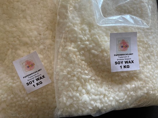 Soja was - 2 kg Paper Bricks® soy wax om zelf kaarsen te maken - ecologische sojawas | bol.com