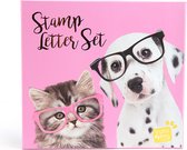 Studio Pets Stempelset - Met briefpapier & stickers - Paige & Spot Editie