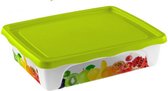 lunchbox Practic 2 liter 24 x 19 x 5,5 cm groen