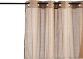 gordijn 140 x 260 cm polyester/katoen bruin