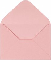 enveloppen 11,5 x 16 cm 10 stuks 110 gr roze