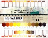 Studio Light • Jenine's mindful Art collection light markers Reds - Browns - Yellows