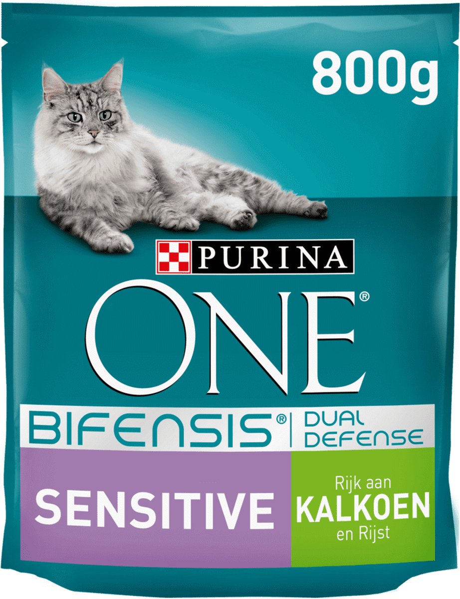 Purina One Purina One - Sensitive Kalkoen en Rijst - 800g