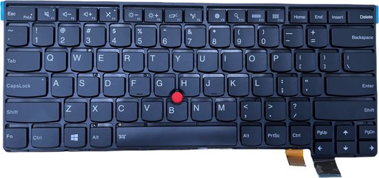 Morse code jukbeen leerling Lenovo ThinkPad T460s/T470s toetsenbord met toetsenbord verlichting |  bol.com