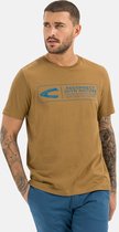 camel active T-Shirt met geplaatste afdruk in biologisch katoen