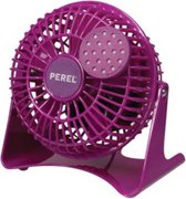 tafelventilator 14 W 10 cm staal paars