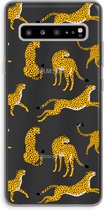 Case Company® - Samsung Galaxy S10 5G hoesje - Luipaard - Soft Cover Telefoonhoesje - Bescherming aan alle Kanten en Schermrand