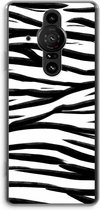 Case Company® - Sony Xperia Pro-I hoesje - Zebra pattern - Soft Cover Telefoonhoesje - Bescherming aan alle Kanten en Schermrand