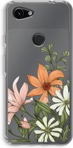 Case Company® - Google Pixel 3a hoesje - Floral bouquet - Soft Cover Telefoonhoesje - Bescherming aan alle Kanten en Schermrand