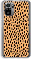 Case Company® - Xiaomi Redmi Note 10S hoesje - Panter - Soft Cover Telefoonhoesje - Bescherming aan alle Kanten en Schermrand