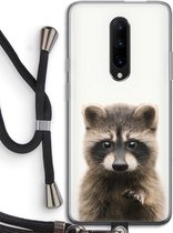 Case Company® - OnePlus 7 Pro hoesje met Koord - Rocco - Telefoonhoesje met Zwart Koord - Bescherming aan alle Kanten en Over de Schermrand