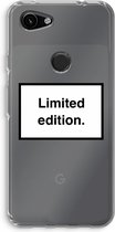 Case Company® - Google Pixel 3a hoesje - Limited edition - Soft Cover Telefoonhoesje - Bescherming aan alle Kanten en Schermrand