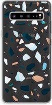 Case Company® - Samsung Galaxy S10 5G hoesje - Terrazzo N°13 - Soft Cover Telefoonhoesje - Bescherming aan alle Kanten en Schermrand