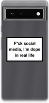 Case Company® - Google Pixel 6 hoesje - I'm dope - Soft Cover Telefoonhoesje - Bescherming aan alle Kanten en Schermrand