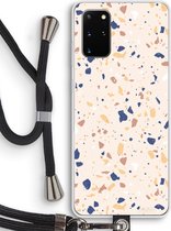 Case Company® - Samsung Galaxy S20 Plus hoesje met Koord - Terrazzo N°23 - Telefoonhoesje met Zwart Koord - Bescherming aan alle Kanten en Over de Schermrand
