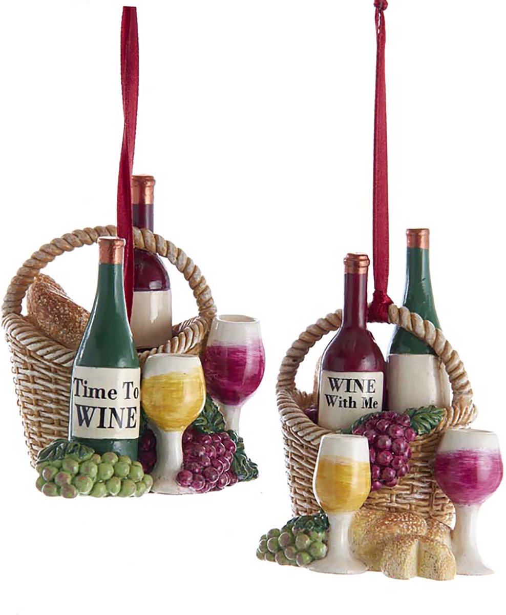Ornament Wine kunststof h8 cmKurt S. Adler