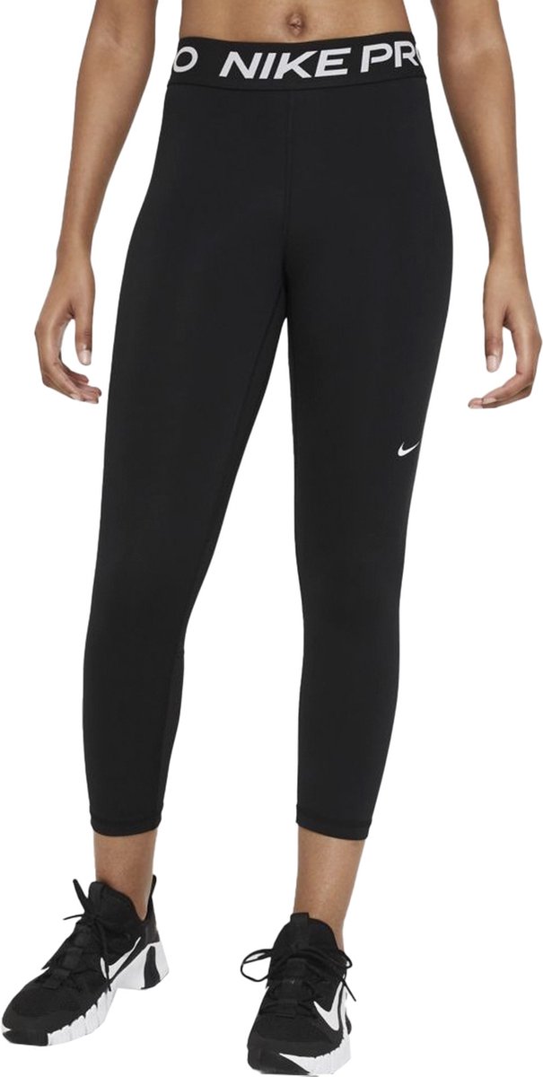 Nike Pro 365 Cropped Tight Dames Zwart