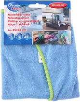 2 stuks Lifetime Clean Poetsdoek 32 X 32 Cm Microvezel Blauw