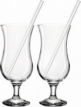 cocktailglazen 380 ml glas transparant 4-delig