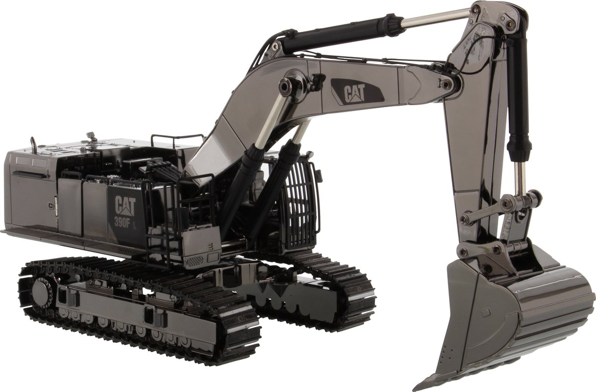 Diecast Masters - Cat 390F HEX - Graafmachine in speciale zwarte "gunmetal" finish - 1:50 - Commemorative Series