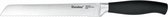 broodmes Comfort 33 cm RVS zwart/zilver