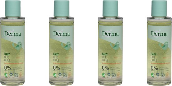 Derma Eco Baby pakket - 4 x babyolie 150 ml | bol.com