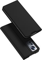 Dux Ducis - Telefoonhoesje geschikt voor Xiaomi 12 Pro - Skin Pro Book Case - Zwart