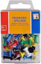 prikbordspelden 1 x 1 cm staal 30 stuks