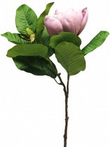 kunstbloem Magnolia Grandiflora zijde lila