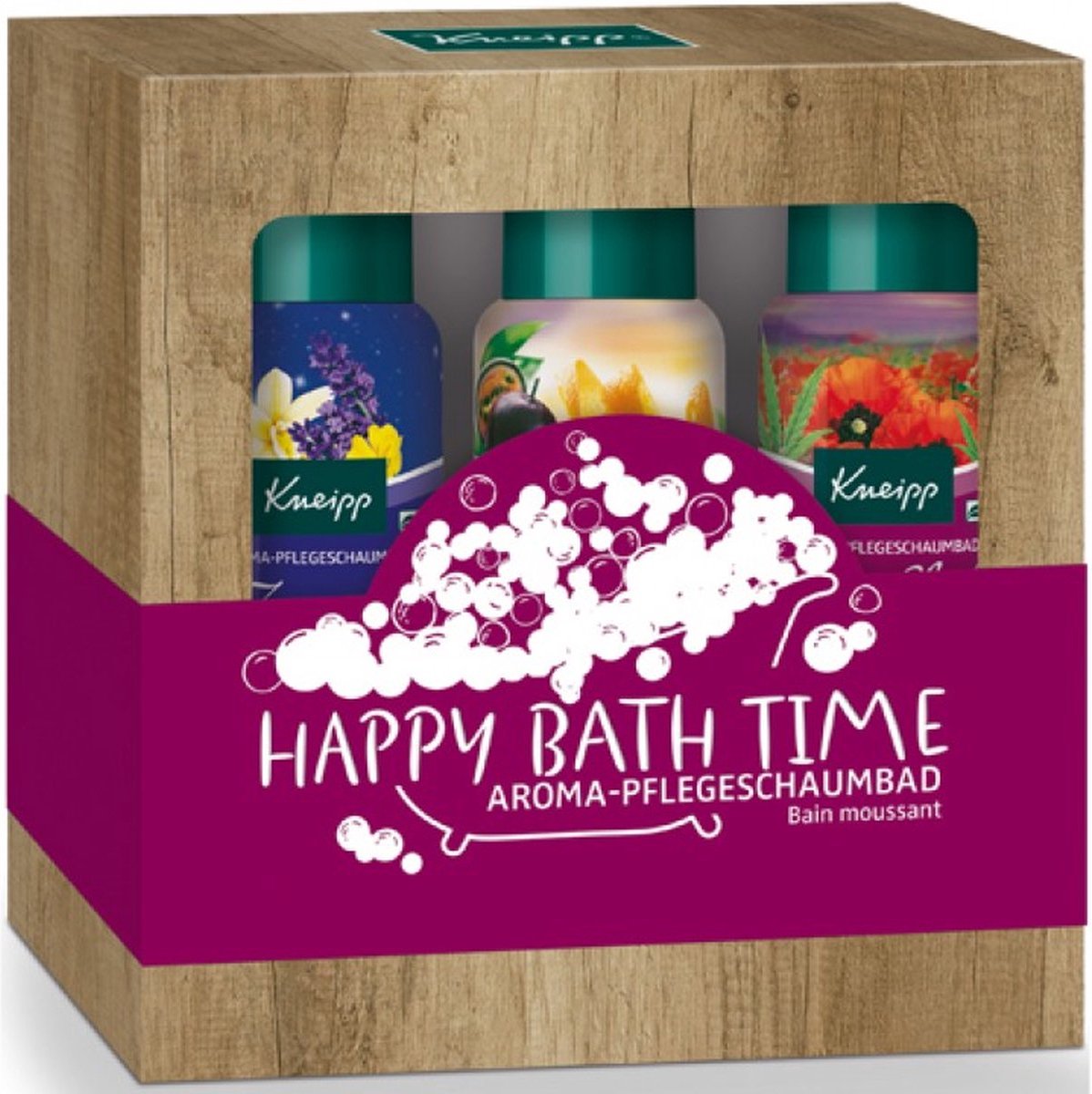 Geschenkset Kneipp 3x100ml Badschuim Happy Bath Time