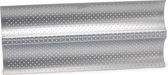 stokbroodvorm 38 x 16 cm staal zilver 2-delig