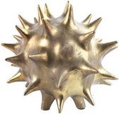 ornament Zee-egel S 25 cm polysteen goud