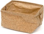 opbergmand Cork 25 x 20 x 15 cm kurk bruin M