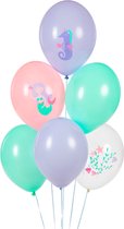 Partydeco ballonnen - Sea World (6 stuks)