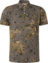 NO-EXCESS Poloshirt Polo Allover Printed 15390203 195 Basil Mannen Maat - L