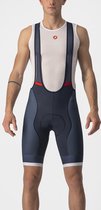 Castelli Koersbroek Heren Blauw Zilver - COMPETIZIONE KIT BIBSHORT SAVILE BLUE SILVER GRAY-3XL