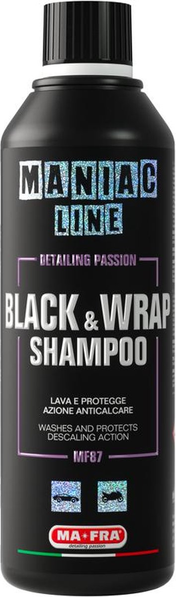 Maniac - Black & Wrap Shampoo 500ml
