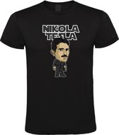 Klere-Zooi - Nikola Tesla - Heren T-Shirt - L