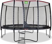 EXIT PeakPro trampoline rond ø427cm - zwart